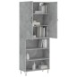 vidaXL Highboard Betongrau 69,5x34x180 cm Holzwerkstoff vidaXL Highboard Betongrau 69,5x34x180 cm Holzwerkstoff