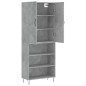 vidaXL Highboard Betongrau 69,5x34x180 cm Holzwerkstoff vidaXL Highboard Betongrau 69,5x34x180 cm Holzwerkstoff