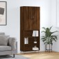 vidaXL Highboard Braun Eichen-Optik 69,5x34x180 cm Holzwerkstoff vidaXL Highboard Braun Eichen-Optik 69,5x34x180 cm Holzwerkstoff