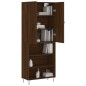 vidaXL Highboard Braun Eichen-Optik 69,5x34x180 cm Holzwerkstoff vidaXL Highboard Braun Eichen-Optik 69,5x34x180 cm Holzwerkstoff