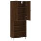 vidaXL Highboard Braun Eichen-Optik 69,5x34x180 cm Holzwerkstoff vidaXL Highboard Braun Eichen-Optik 69,5x34x180 cm Holzwerkstoff