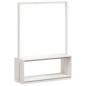 vidaXL Kleiderständer mit Schuhablage Weiß 113x40x157,5 cm Kiefernholz vidaXL Kleiderständer mit Schuhablage Weiß 113x40x157,5 cm Kiefernholz