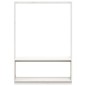 vidaXL Kleiderständer mit Schuhablage Weiß 113x40x157,5 cm Kiefernholz vidaXL Kleiderständer mit Schuhablage Weiß 113x40x157,5 cm Kiefernholz