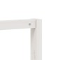 vidaXL Kleiderständer mit Schuhablage Weiß 113x40x157,5 cm Kiefernholz vidaXL Kleiderständer mit Schuhablage Weiß 113x40x157,5 cm Kiefernholz