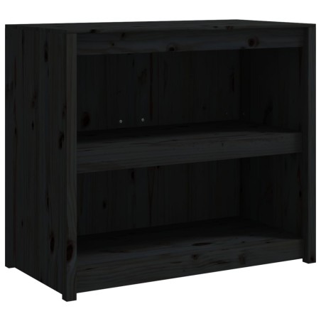 vidaXL Outdoor-Küchenschrank Schwarz 106x55x92 cm Massivholz Kiefer