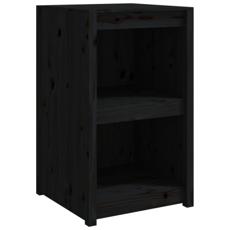 vidaXL Outdoor-Küchenschrank Schwarz 55x55x92 cm Massivholz Kiefer