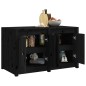 vidaXL Outdoor-Küchenschrank Schwarz 106x55x64 cm Massivholz Kiefer vidaXL Outdoor-Küchenschrank Schwarz 106x55x64 cm Massivholz Kiefer