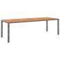 vidaXL 11-tlg. Garten-Essgruppe Poly Rattan Grau vidaXL 11-tlg. Garten-Essgruppe Poly Rattan Grau