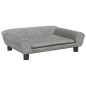 vidaXL Kindersofa Hellgrau 70x45x26 cm Samt vidaXL Kindersofa Hellgrau 70x45x26 cm Samt