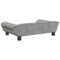 vidaXL Kindersofa Hellgrau 70x45x26 cm Samt vidaXL Kindersofa Hellgrau 70x45x26 cm Samt
