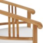 vidaXL 3-tlg. Garten-Essgruppe mit Sitzpolstern Teak Massivholz vidaXL 3-tlg. Garten-Essgruppe mit Sitzpolstern Teak Massivholz
