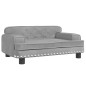 vidaXL Kindersofa Hellgrau 70x45x30 cm Samt vidaXL Kindersofa Hellgrau 70x45x30 cm Samt