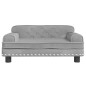 vidaXL Kindersofa Hellgrau 70x45x30 cm Samt vidaXL Kindersofa Hellgrau 70x45x30 cm Samt