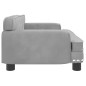 vidaXL Kindersofa Hellgrau 70x45x30 cm Samt vidaXL Kindersofa Hellgrau 70x45x30 cm Samt