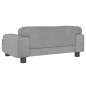 vidaXL Kindersofa Hellgrau 70x45x30 cm Samt vidaXL Kindersofa Hellgrau 70x45x30 cm Samt