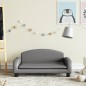 vidaXL Kindersofa Grau 70x45x30 cm Kunstleder vidaXL Kindersofa Grau 70x45x30 cm Kunstleder