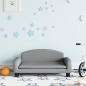vidaXL Kindersofa Hellgrau 70x45x30 cm Stoff vidaXL Kindersofa Hellgrau 70x45x30 cm Stoff