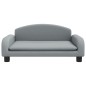 vidaXL Kindersofa Hellgrau 70x45x30 cm Stoff vidaXL Kindersofa Hellgrau 70x45x30 cm Stoff