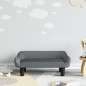 vidaXL Kindersofa Dunkelgrau 70x40x24 cm Samt vidaXL Kindersofa Dunkelgrau 70x40x24 cm Samt