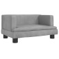 vidaXL Kindersofa Hellgrau 60x40x30 cm Samt vidaXL Kindersofa Hellgrau 60x40x30 cm Samt