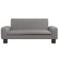 vidaXL Kindersofa Grau 70x45x30 cm Kunstleder vidaXL Kindersofa Grau 70x45x30 cm Kunstleder