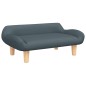 vidaXL Kindersofa Dunkelgrau 70x40x24 cm Stoff vidaXL Kindersofa Dunkelgrau 70x40x24 cm Stoff