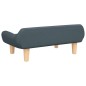 vidaXL Kindersofa Dunkelgrau 70x40x24 cm Stoff vidaXL Kindersofa Dunkelgrau 70x40x24 cm Stoff