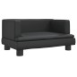 vidaXL Kindersofa Schwarz 60x40x30 cm Kunstleder vidaXL Kindersofa Schwarz 60x40x30 cm Kunstleder