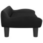 vidaXL Kindersofa Schwarz 70x40x24 cm Samt vidaXL Kindersofa Schwarz 70x40x24 cm Samt