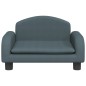 vidaXL Kindersofa Dunkelgrau 50x40x30 cm Stoff vidaXL Kindersofa Dunkelgrau 50x40x30 cm Stoff