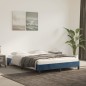 vidaXL Bettgestell Dunkelblau 140x190 cm Samt vidaXL Bettgestell Dunkelblau 140x190 cm Samt