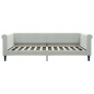 vidaXL Tagesbett Ausziehbar mit Schubladen Hellgrau 100x200 cm Samt vidaXL Tagesbett Ausziehbar mit Schubladen Hellgrau 100x200 cm Samt
