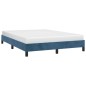vidaXL Bettgestell Dunkelblau 140x190 cm Samt vidaXL Bettgestell Dunkelblau 140x190 cm Samt
