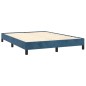 vidaXL Bettgestell Dunkelblau 140x190 cm Samt vidaXL Bettgestell Dunkelblau 140x190 cm Samt