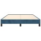 vidaXL Bettgestell Dunkelblau 140x190 cm Samt vidaXL Bettgestell Dunkelblau 140x190 cm Samt