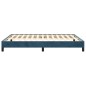 vidaXL Bettgestell Dunkelblau 140x190 cm Samt vidaXL Bettgestell Dunkelblau 140x190 cm Samt
