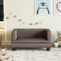 vidaXL Kindersofa Braun 60x40x30 cm Kunstleder vidaXL Kindersofa Braun 60x40x30 cm Kunstleder