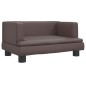 vidaXL Kindersofa Braun 60x40x30 cm Kunstleder vidaXL Kindersofa Braun 60x40x30 cm Kunstleder