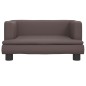vidaXL Kindersofa Braun 60x40x30 cm Kunstleder vidaXL Kindersofa Braun 60x40x30 cm Kunstleder