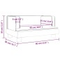 vidaXL Kindersofa Braun 60x40x30 cm Kunstleder vidaXL Kindersofa Braun 60x40x30 cm Kunstleder