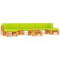 vidaXL 6-tlg. Paletten-Lounge-Set Honigbraun Imprägniertes Kiefernholz vidaXL 6-tlg. Paletten-Lounge-Set Honigbraun Imprägniertes Kiefernholz