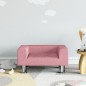 vidaXL Kindersofa Rosa 50x40x26,5 cm Samt vidaXL Kindersofa Rosa 50x40x26,5 cm Samt