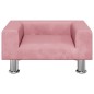 vidaXL Kindersofa Rosa 50x40x26,5 cm Samt vidaXL Kindersofa Rosa 50x40x26,5 cm Samt