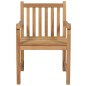 vidaXL Gartenstühle 6 Stk. mit Hellgrünen Kissen Massivholz Teak vidaXL Gartenstühle 6 Stk. mit Hellgrünen Kissen Massivholz Teak