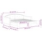 vidaXL Tagesbett Ausziehbar Schwarz 100x200 cm Stoff vidaXL Tagesbett Ausziehbar Schwarz 100x200 cm Stoff