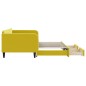 vidaXL Tagesbett Ausziehbar mit Schubladen Gelb 100x200 cm Samt vidaXL Tagesbett Ausziehbar mit Schubladen Gelb 100x200 cm Samt