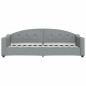 vidaXL Tagesbett Ausziehbar mit Schubladen Hellgrau 80x200 cm Stoff vidaXL Tagesbett Ausziehbar mit Schubladen Hellgrau 80x200 cm Stoff