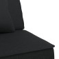vidaXL Schlafsofa in L-Form Schwarz 255x140x70 cm Stoff vidaXL Schlafsofa in L-Form Schwarz 255x140x70 cm Stoff