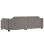 vidaXL Tagesbett Ausziehbar mit Schubladen Taupe 100x200 cm Stoff vidaXL Tagesbett Ausziehbar mit Schubladen Taupe 100x200 cm Stoff