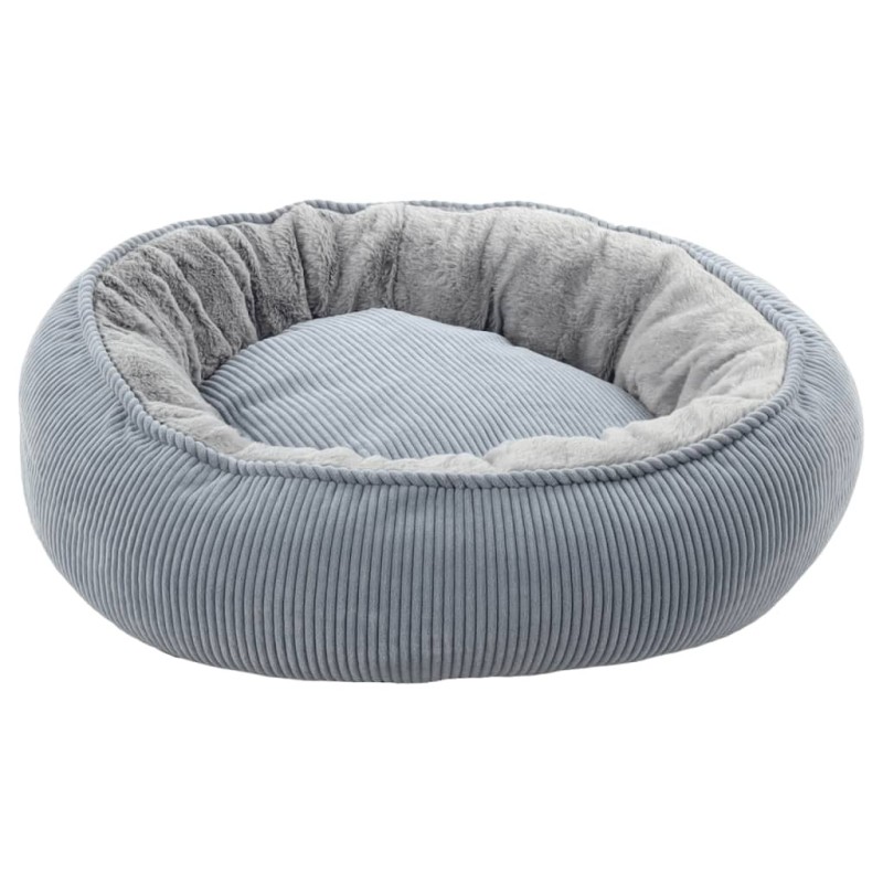 FLAMINGO Hundebett mit Reißverschluss Colette Rund 46 cm Blau FLAMINGO Hundebett mit Reißverschluss Colette Rund 46 cm Blau